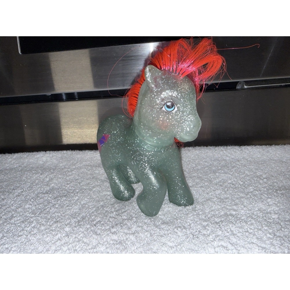 My Little Pony G1 Sky Rocket Clear Sparkle Hasbro Bradley 1985 Vintage *no Tail - Picture 4 of 11